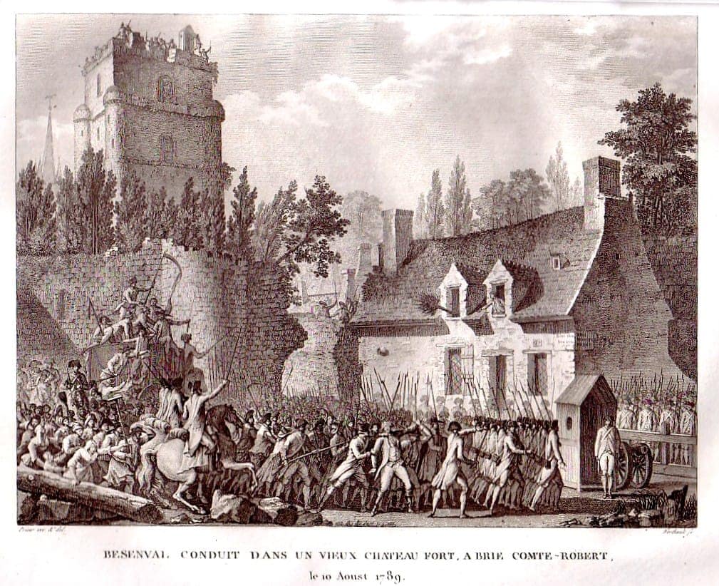 Arrestation du baron de Besenval à Brie-Comte-Robert, juillet 1789, Révolution française