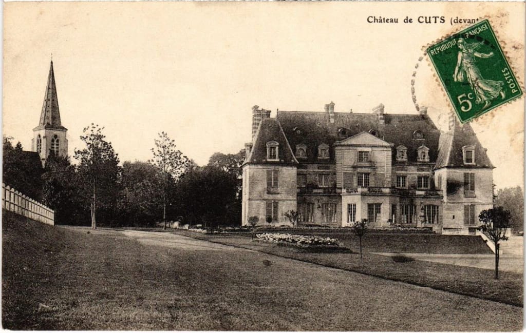 Château de Cuts dans l'Oise avant la Première Guerre mondiale