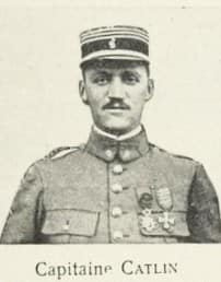 Portrait du capitaine Catlin, du 9e bataillon de chasseurs à pied