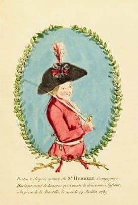 Portrait de Jean-Baptiste Humbert, horloger et premier vainqueur de la Bastille