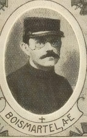 Portrait de BOISMARTEL Albert-Edmond, vicaire, prêtre soldat de la Première Guerre mondiale