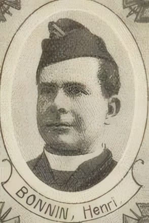 Portrait de BONNIN Henri, chanoine, économe au grand séminaire, prêtre soldat de la Première Guerre mondiale