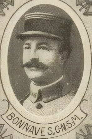 Portrait de BONNAVES Charles-Narcisse-Sylvain-Marius, vicaire de la cathédrale de Carcassonne, prêtre soldat de la Première Guerre mondiale