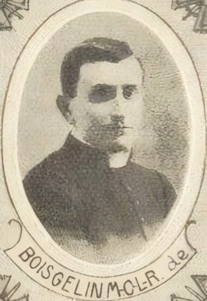 Portrait de BOISGELIN (de) Marie-Charles-Louis-Robert, clerc tonsuré, prêtre soldat de la Première Guerre mondiale