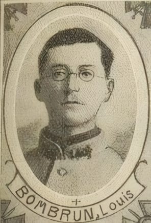 Portrait de BOMBRUN Louis, séminariste, prêtre soldat de la Première Guerre mondiale