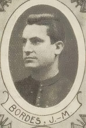 Portrait de BORDES Jean-Marie, missionnaire diocésain, prêtre soldat de la Première Guerre mondiale