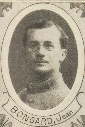 Portrait de BONGARD Jean, prêtre franciscain, prêtre soldat de la Première Guerre mondiale