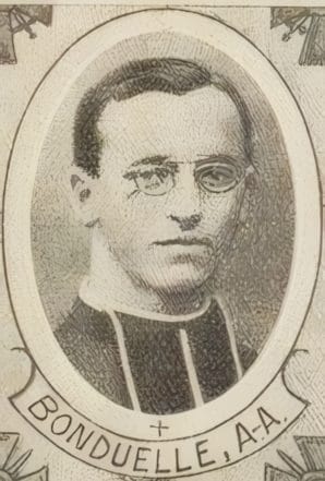 Portrait de BONDUELLE Alfred-Augustin, séminariste, prêtre soldat de la Première Guerre mondiale