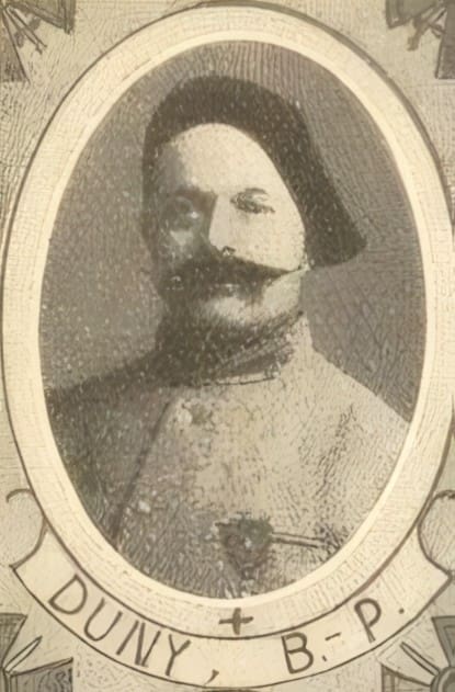 Portrait de DUNY Pierre Basile Clovis, professeur, prêtre soldat de la Première Guerre mondiale