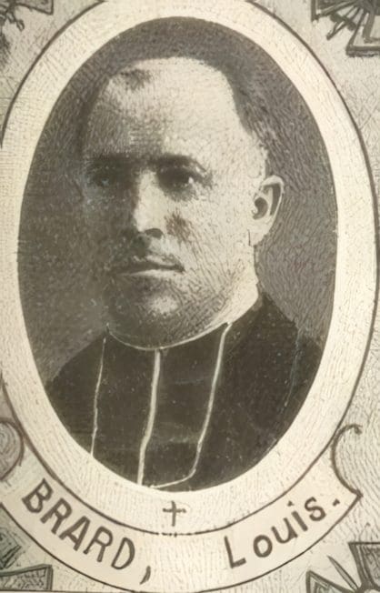 Portrait de BRARD Louis, curé de La Goulafrière, prêtre soldat de la Première Guerre mondiale