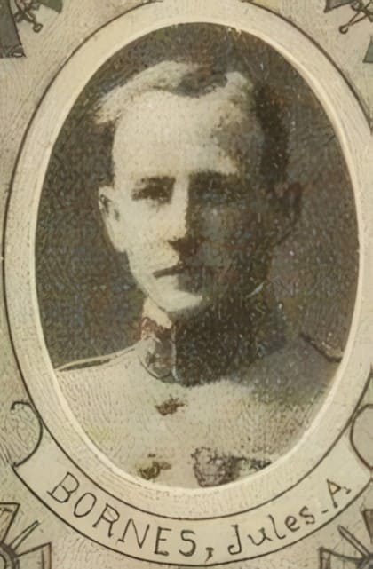 Portrait de BORNES Jules-Adrien, missionnaire à Galveston (Texas), prêtre soldat de la Première Guerre mondiale