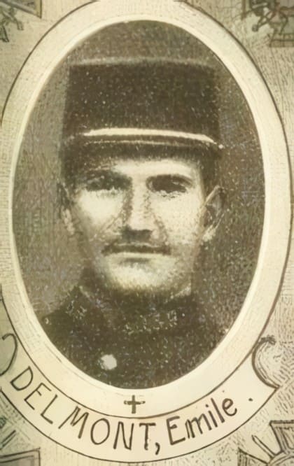 Portrait de DELMONT Émile, clerc minoré, prêtre soldat de la Première Guerre mondiale