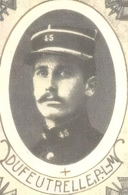 Portrait de DUFEUTRELLE Paul Louis Marie, clerc minoré, prêtre soldat de la Première Guerre mondiale