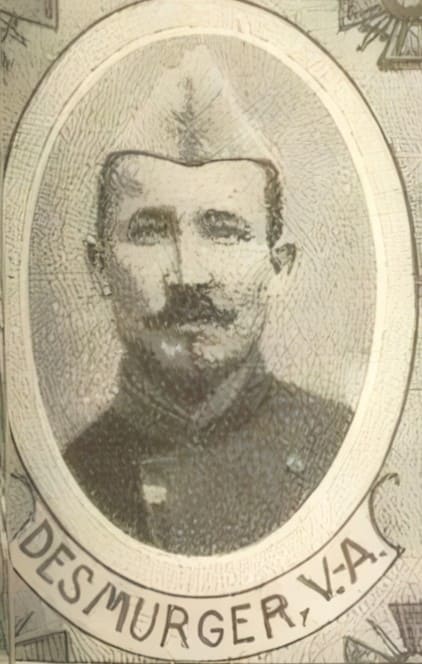 Portrait de DESMURGER Vincent Antoine, professeur (École arméno-catholique d'Alep), prêtre soldat de la Première Guerre mondiale