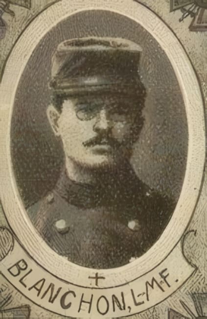 Portrait de BLANCHON Louis-Mary-Frédéric, séminariste, prêtre soldat de la Première Guerre mondiale