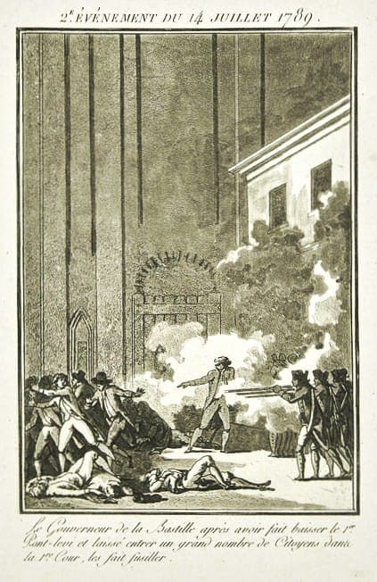 Le piège du pont-levis de la forteresse de la Bastille