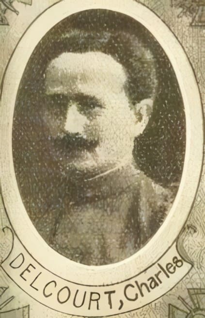 Portrait de DELCOURT Charles, vicaire, prêtre soldat de la Première Guerre mondiale