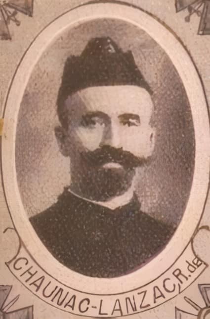 Portrait de CHAUNAC LANZAC René de, missionnaire diocésain de Paris / 1er Vicaire, prêtre soldat de la Première Guerre mondiale