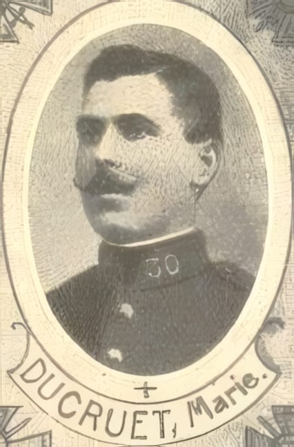 Portrait de DUCRUET Marie, professeur, prêtre soldat de la Première Guerre mondiale