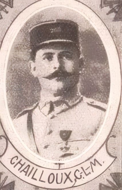 Portrait de CHAILLOUX Charles Louis Marie, professeur, prêtre soldat de la Première Guerre mondiale