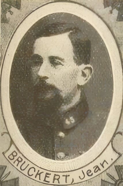 Portrait de BRUCKERT Jean Adam, vicaire à Port-sur-Saône, prêtre soldat de la Première Guerre mondiale