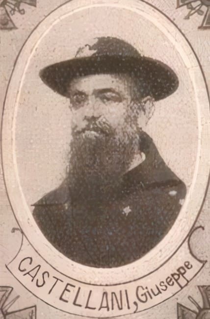 Portrait de CASTELLANI Giuseppe, prêtre, prêtre soldat de la Première Guerre mondiale