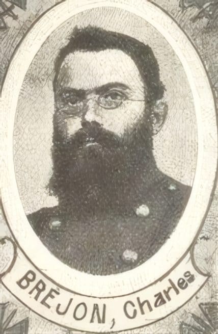 Portrait de BRÉJON Charles, curé de Travecy, brancardier-aumônier bénévole, prêtre soldat de la Première Guerre mondiale