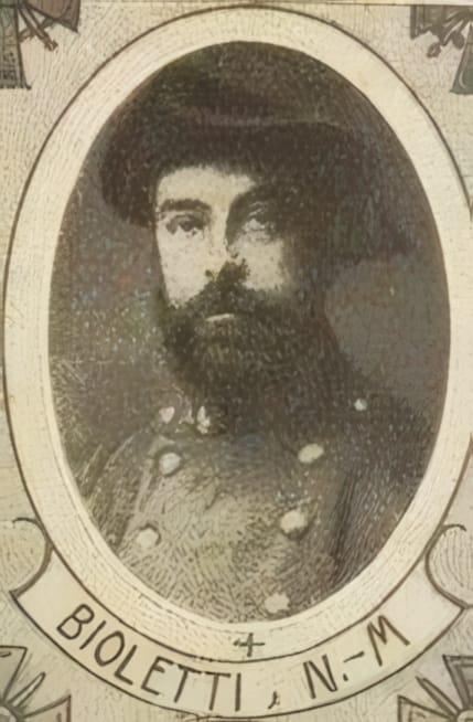 Portrait de BIOLETTI Nizier-Marie, professeur au séminaire de San Francisco, prêtre soldat de la Première Guerre mondiale