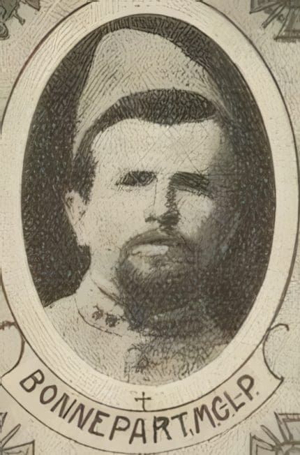 Portrait de BONNEPART Claude Louis Pierre, vicaire, prêtre soldat de la Première Guerre mondiale