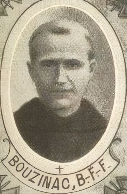 Portrait de BOUZINAC Benjamin Félix Fernand Irénée, prêtre, aumônier-infirmier-major, prêtre soldat de la Première Guerre mondiale