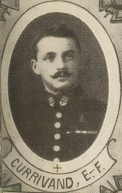 Portrait de CURRIVAND Eugène François, séminariste, prêtre soldat de la Première Guerre mondiale