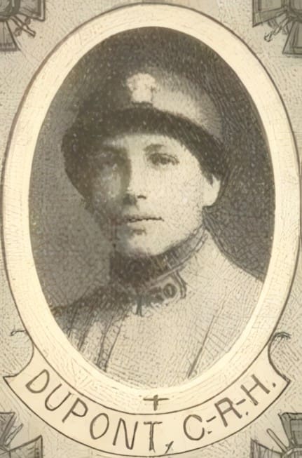 Portrait de DUPONT Charles René Hubert, séminariste, prêtre soldat de la Première Guerre mondiale