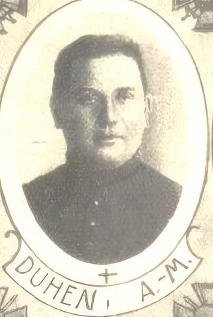 Portrait de DUHEN Auguste Marie, professeur — Collège d'Antoing, prêtre soldat de la Première Guerre mondiale