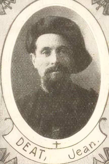 Portrait de DÉAT Jean, prêtre, prêtre soldat de la Première Guerre mondiale