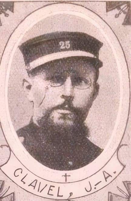Portrait de CLAVEL Joseph Arthur, religieux, prêtre soldat de la Première Guerre mondiale