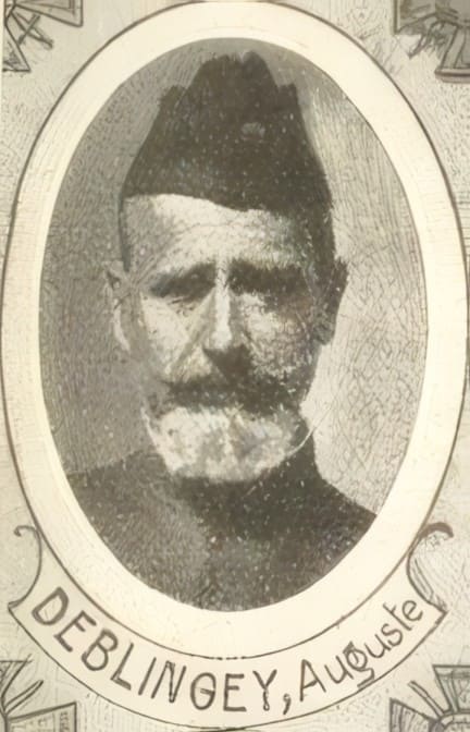 Portrait de DEBLANGEY Auguste, curé, prêtre soldat de la Première Guerre mondiale