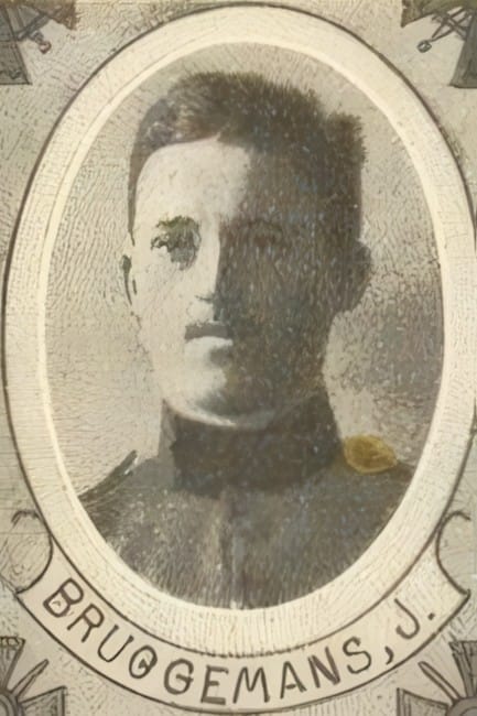 Portrait de BRUGGEMANS Jean, scolastique, prêtre soldat de la Première Guerre mondiale