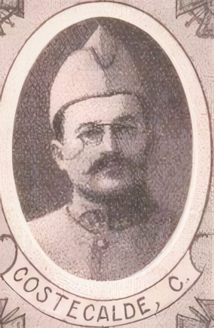 Portrait de COSTECALDE Casimir, professeur, prêtre soldat de la Première Guerre mondiale