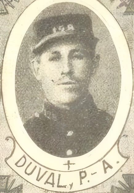 Portrait de DUVAL Pierre Adrien, séminariste, prêtre soldat de la Première Guerre mondiale