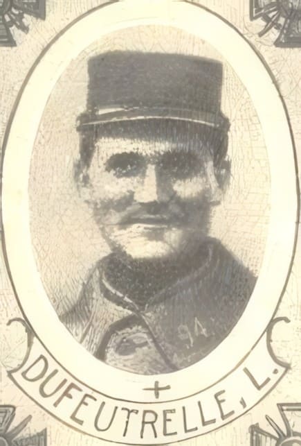 Portrait de DUFEUTRELLE Eugène Louis Marie, séminariste, prêtre soldat de la Première Guerre mondiale