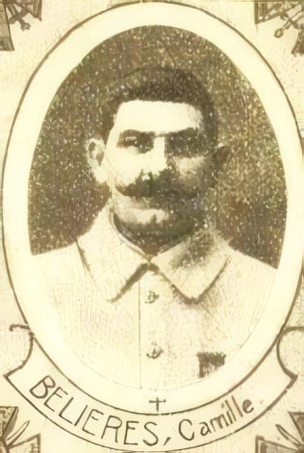 Portrait de BELIÈRES Camille, vicaire, prêtre soldat de la Première Guerre mondiale