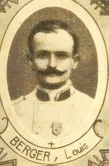 Portrait de BERGER Louis, vicaire, prêtre soldat de la Première Guerre mondiale