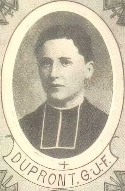Portrait de DUPROM Georges Jean Félix, séminariste, prêtre soldat de la Première Guerre mondiale