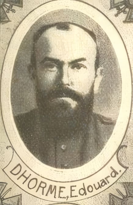 Portrait de DHORME Édouard, dominicain mobilisé pendant la Première Guerre mondiale