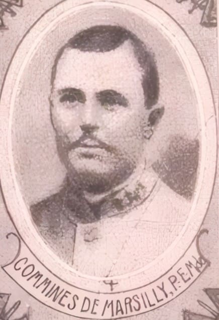Portrait de COMMINES DE MARSILLY de Philippe Édouard Marie, novice, prêtre soldat de la Première Guerre mondiale