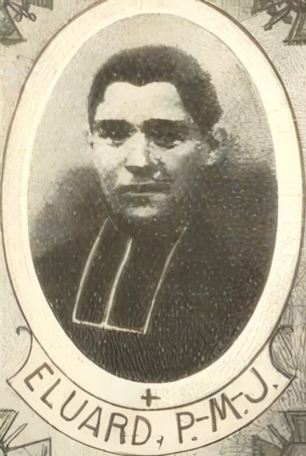 Portrait de ÉLUARD Paul Marie Joseph, séminariste, prêtre soldat de la Première Guerre mondiale