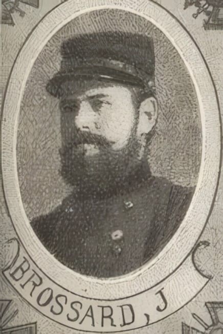 Portrait de BROSSARD Johannès, scolastique, prêtre soldat de la Première Guerre mondiale