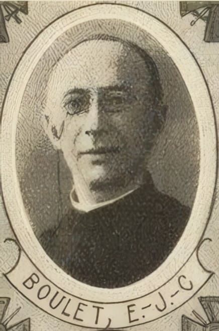 Portrait de BOULET Eugène-Joseph-Célestin, curé de Marquéglise, prêtre soldat de la Première Guerre mondiale