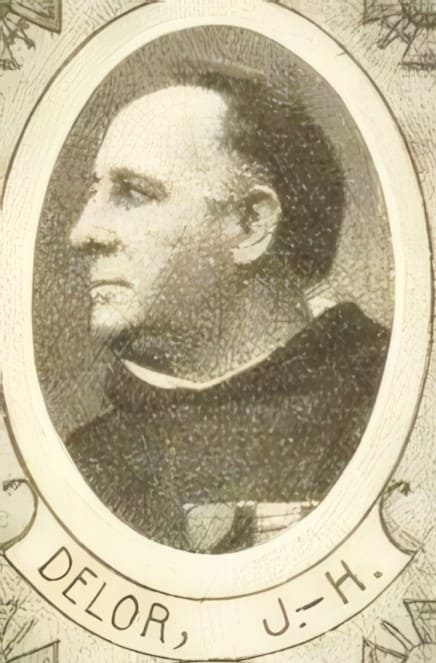 Portrait de DELOR Jacques Henri, prieur du couvent de Saulchoir — aumônier volontaire, prêtre soldat de la Première Guerre mondiale