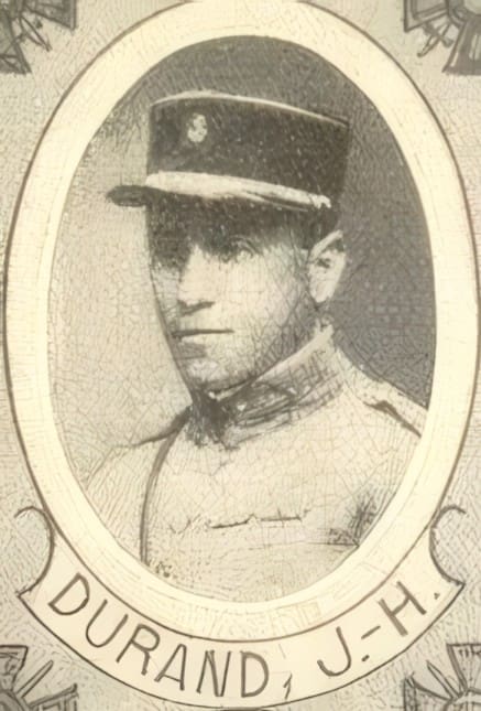 Portrait de DURAND Jules Henri Prosper, vicaire à la cathédrale de Basse-Terre (Guadeloupe), prêtre soldat de la Première Guerre mondiale
